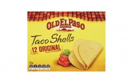 Old El Paso Taco Shells 12 Original  Box  135 grams